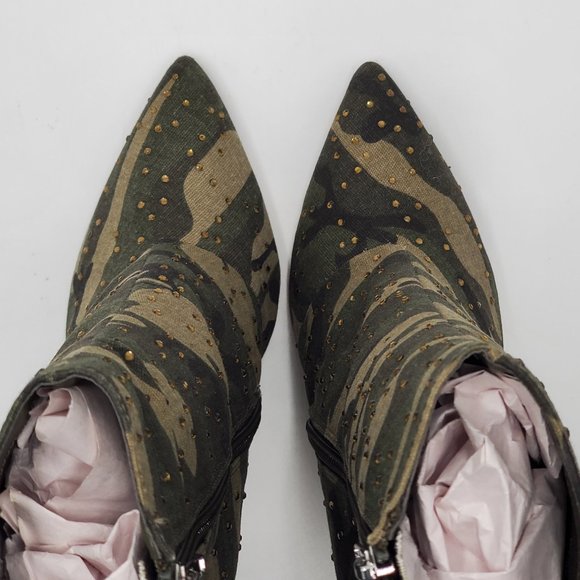 Steve Madden Rhinestone Studded Camouflage Booties - NWOT - Picture 10 of 16